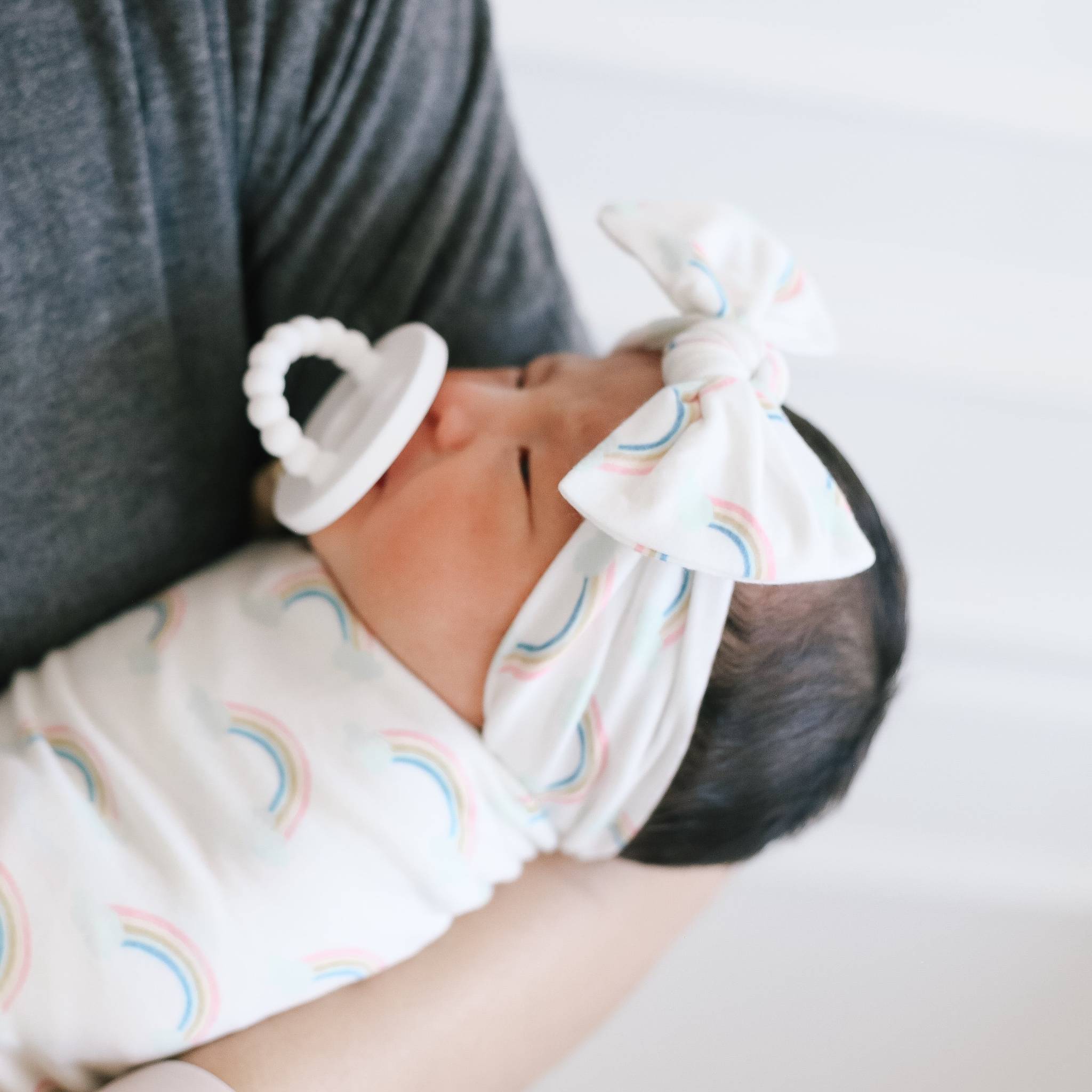 Knit Headband Bow - Daydream