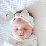 Knit Headband Bow - Daydream