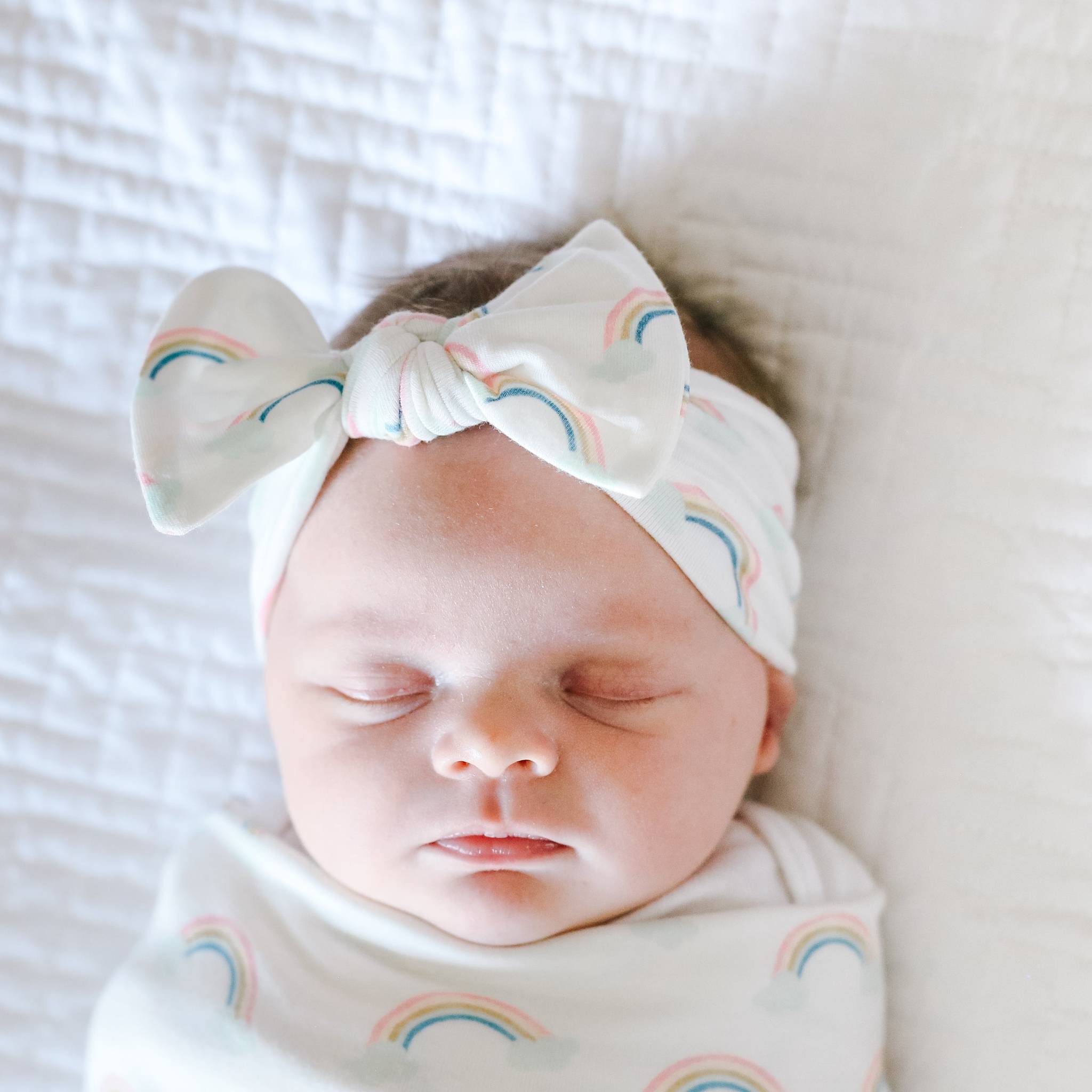 Knit Headband Bow - Daydream