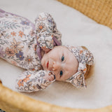 Knit Headband Bow - Flora
