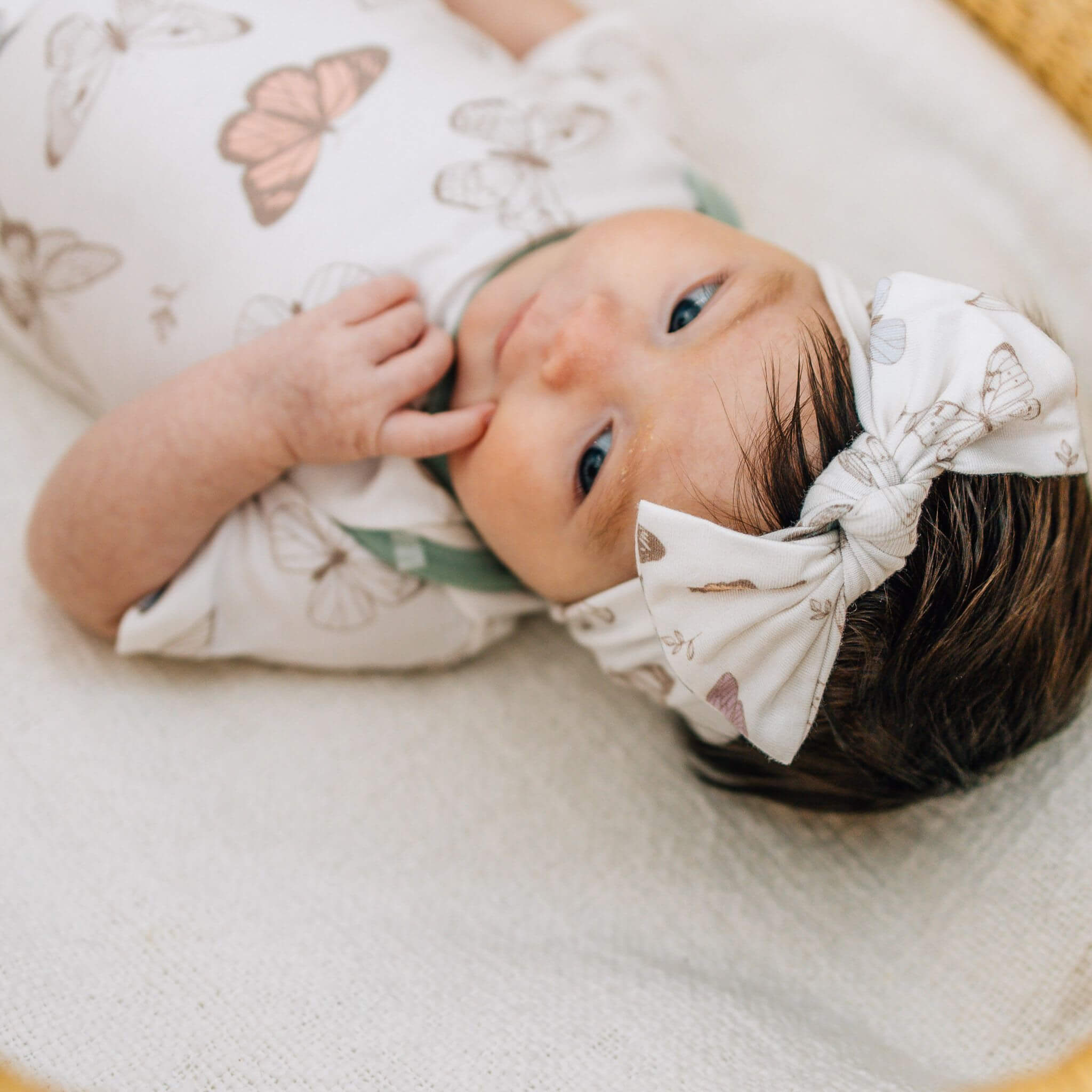 Knit Headband Bow - Luna