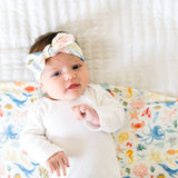 Knit Headband Bow - Nautical