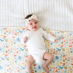 Knit Headband Bow - Nautical