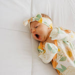 Knit Headband Bow - Rose