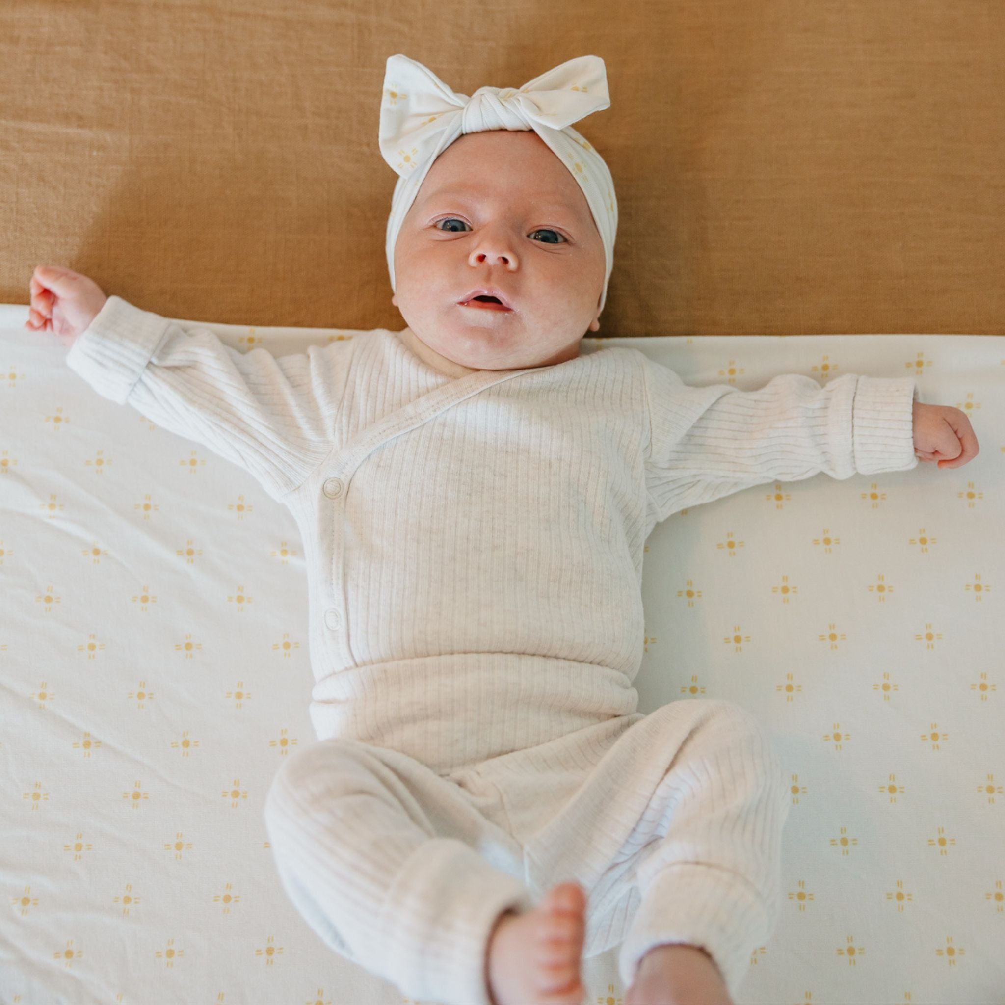 Knit Headband Bow - Santa Fe