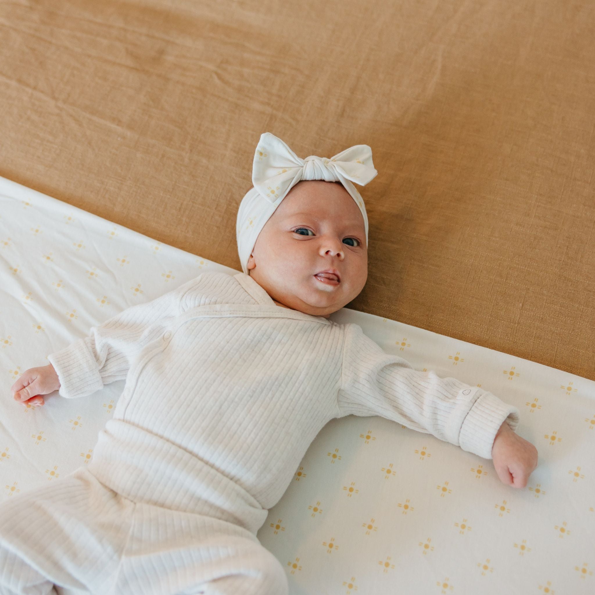 Knit Headband Bow - Santa Fe