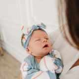 Knit Headband Bow - Slugger