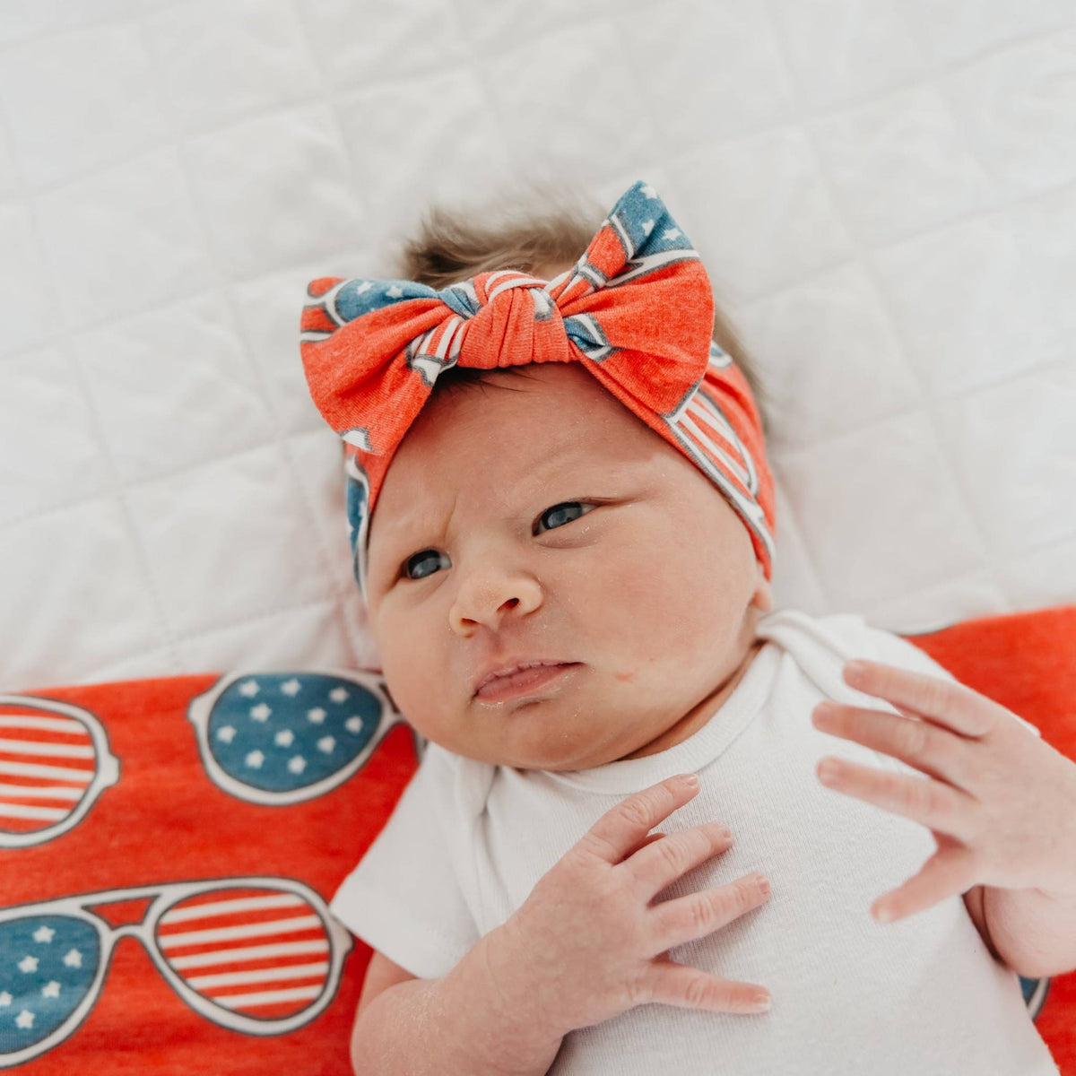 Knit Headband Bow - Spangled