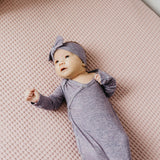 Knit Headband Bow - Violet