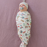 Knit Swaddle Blanket - A Christmas Story