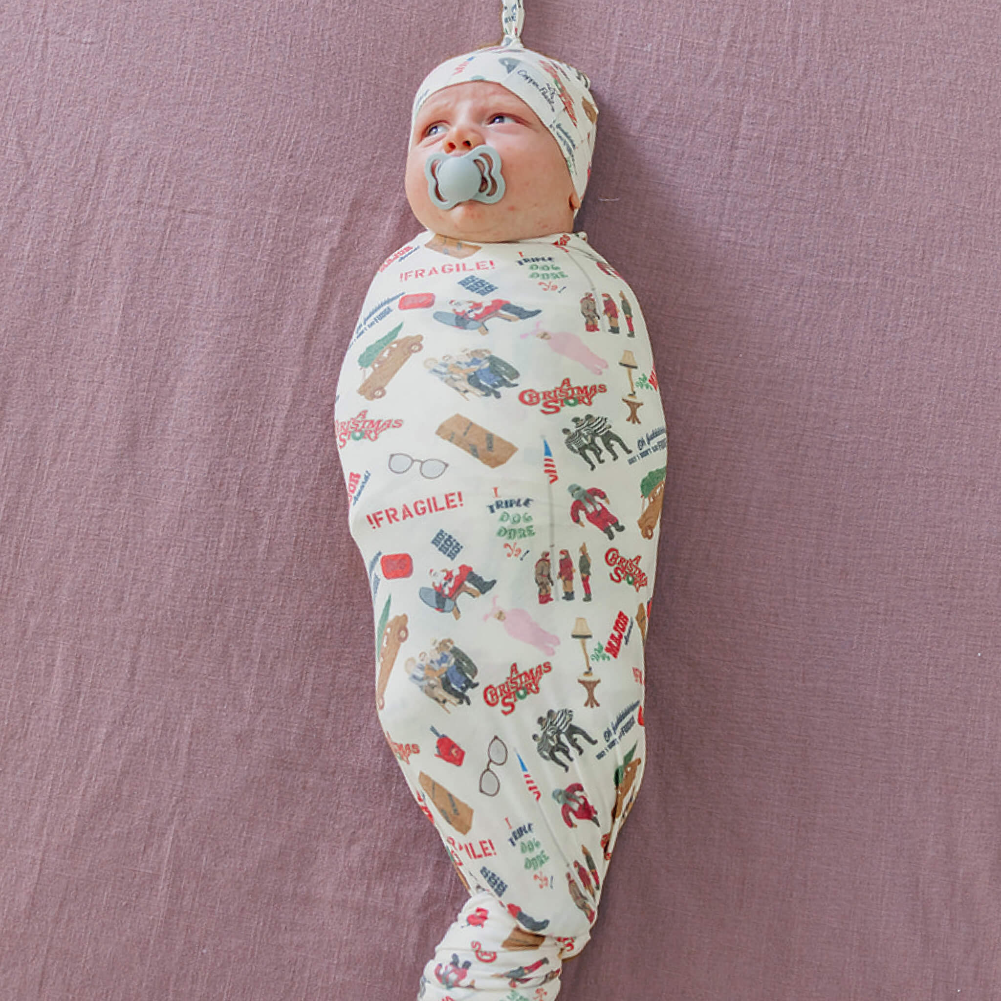 Knit Swaddle Blanket - A Christmas Story