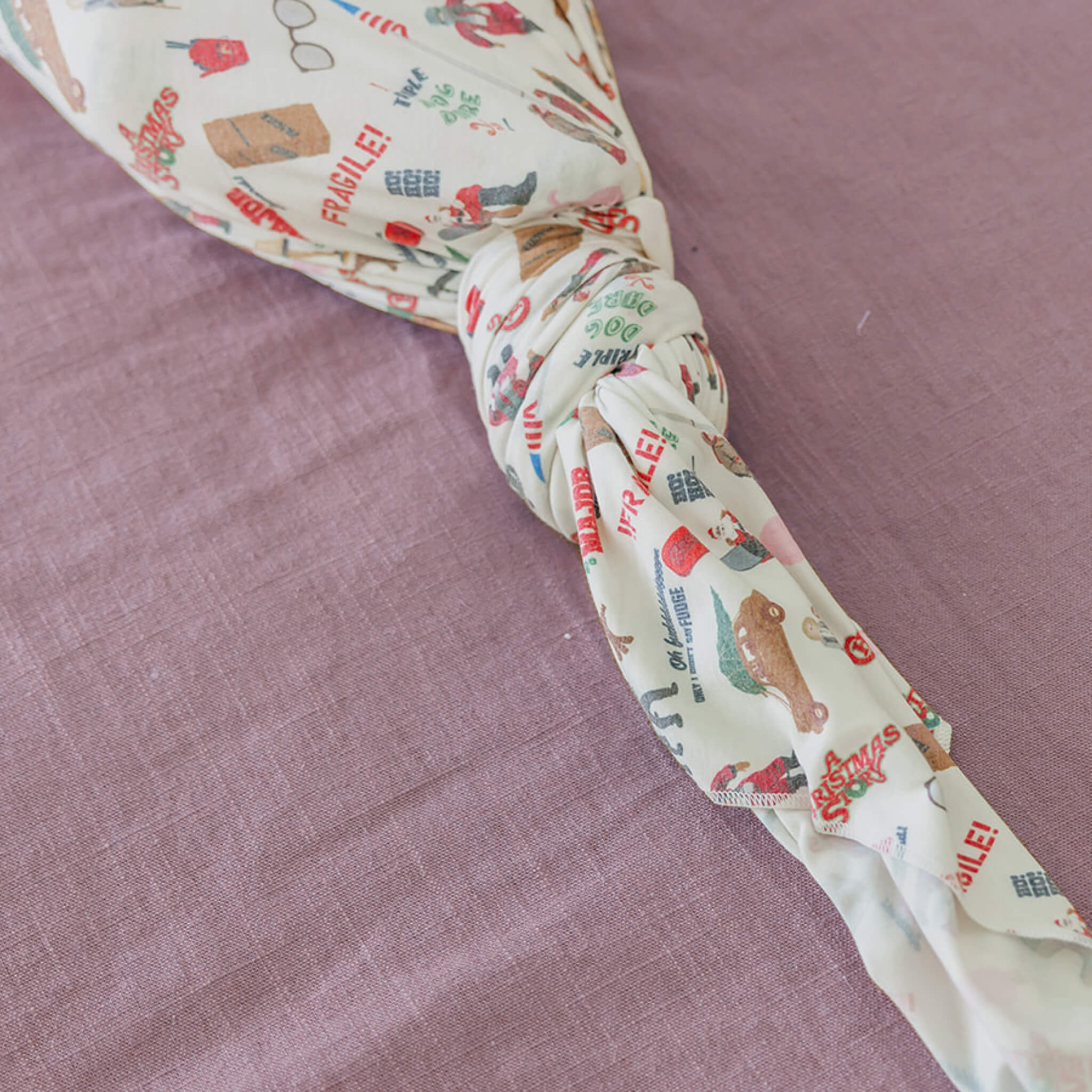 Knit Swaddle Blanket - A Christmas Story