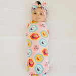 Knit Swaddle Blanket - Abby and Pals