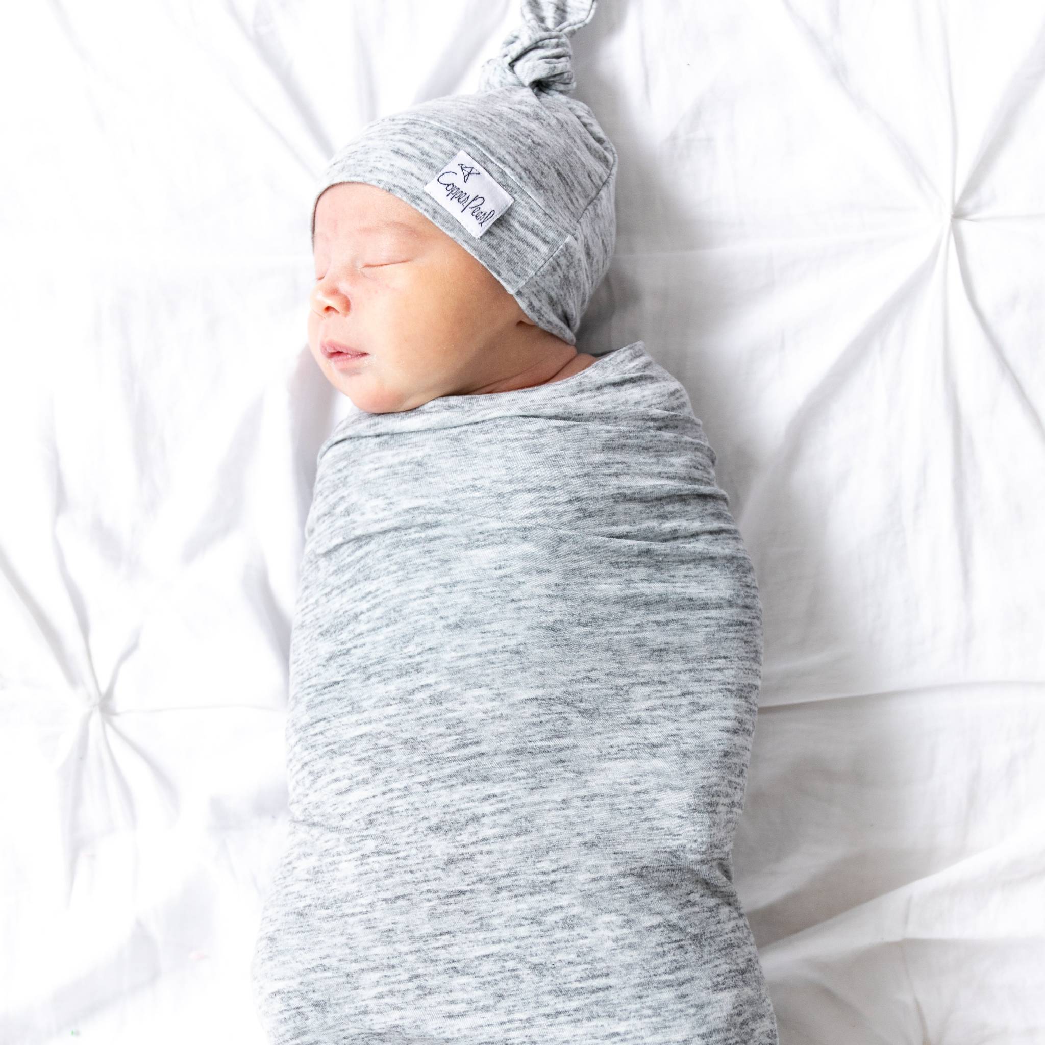 Knit Swaddle Blanket - Asher