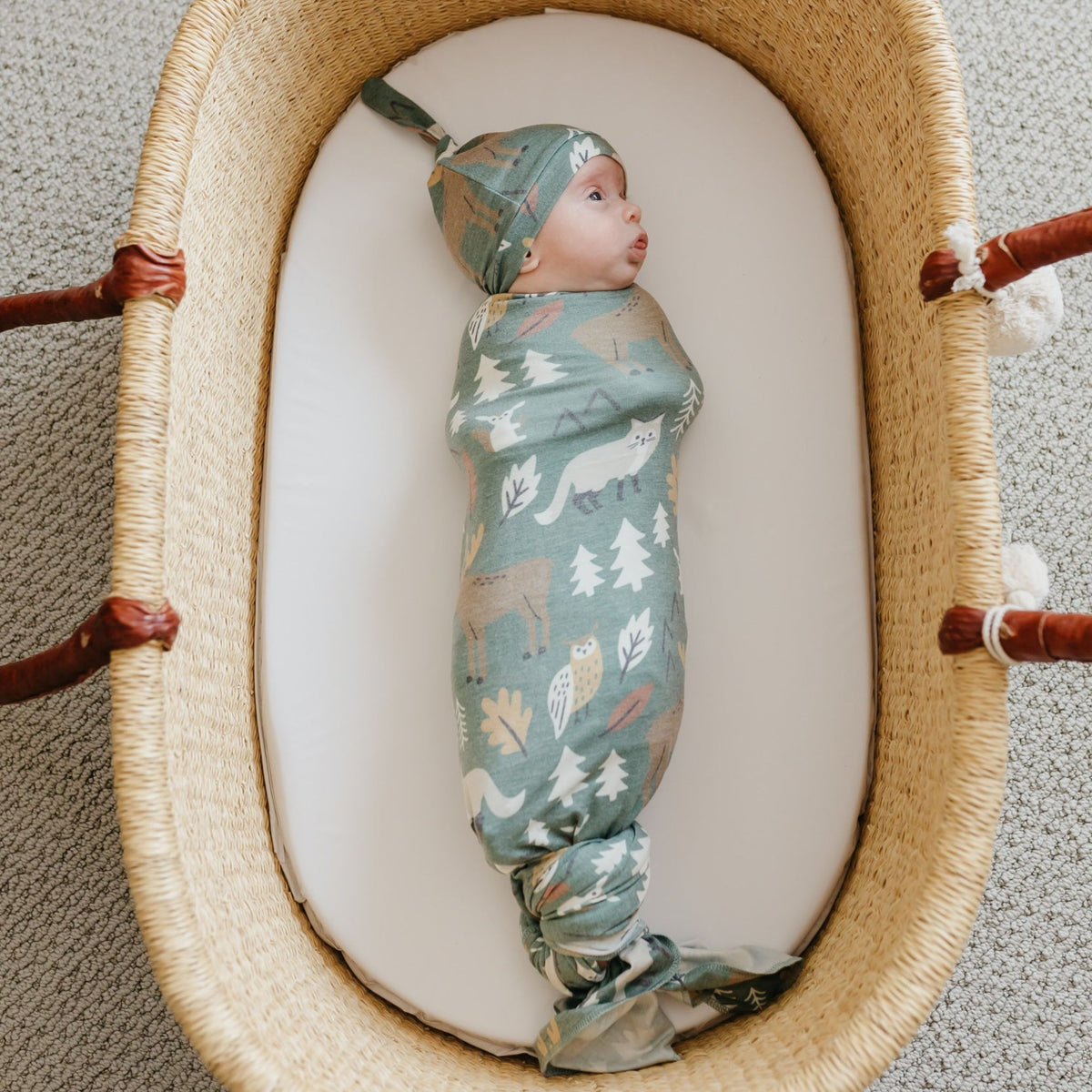 Knit Swaddle Blanket - Atwood