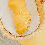 Knit Swaddle Blanket - Banana
