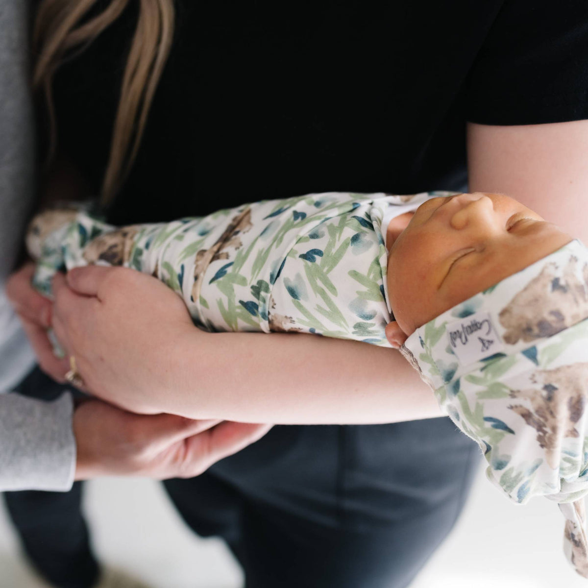 Knit Swaddle Blanket - Bear