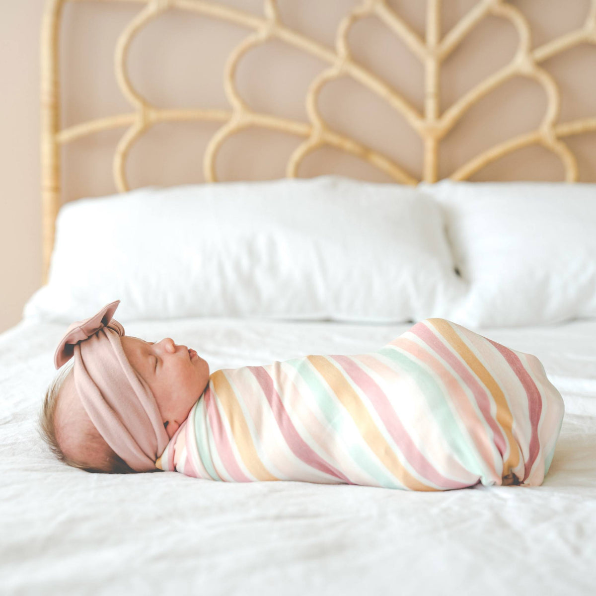 Knit Swaddle Blanket - Belle