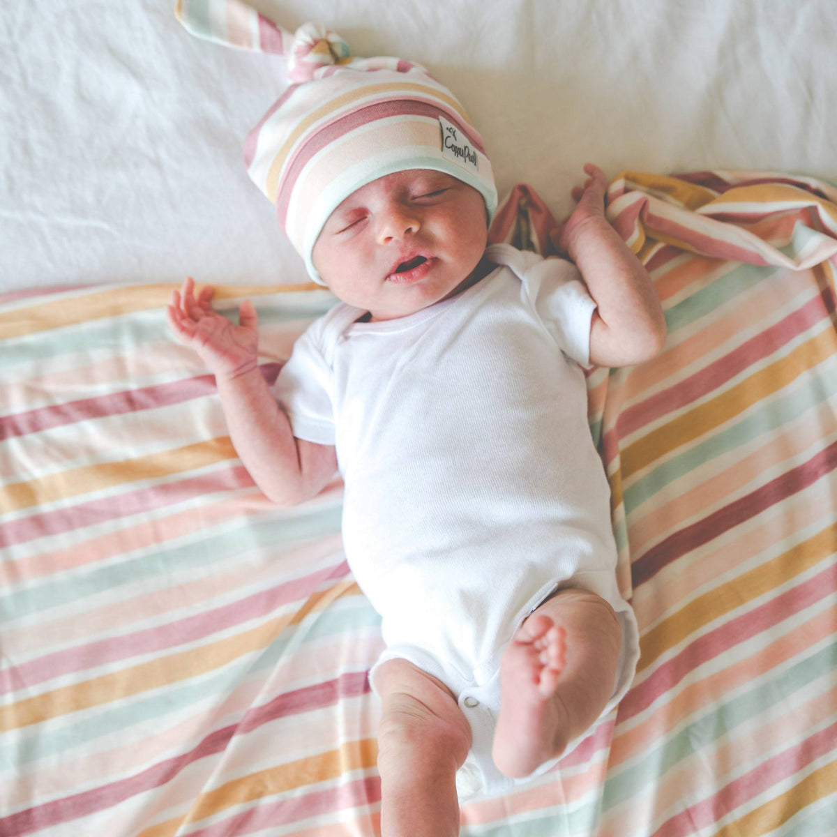 Knit Swaddle Blanket - Belle