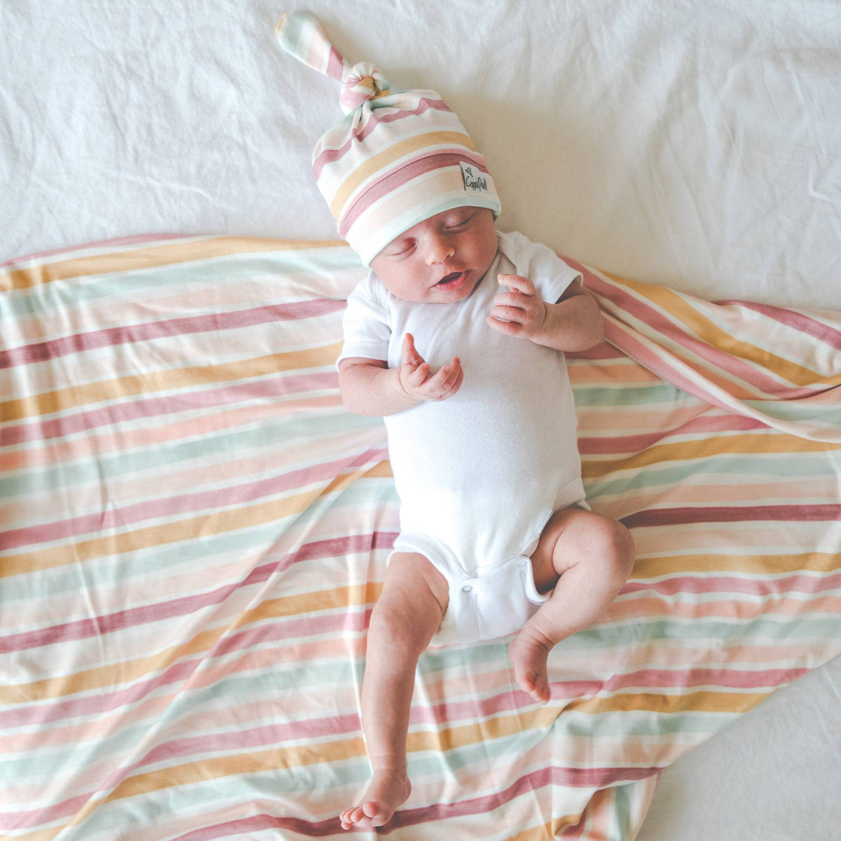 Knit Swaddle Blanket - Belle