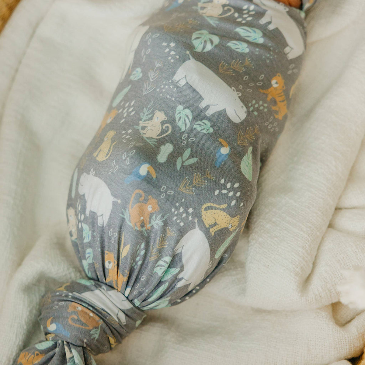 Knit Swaddle Blanket - Bengal