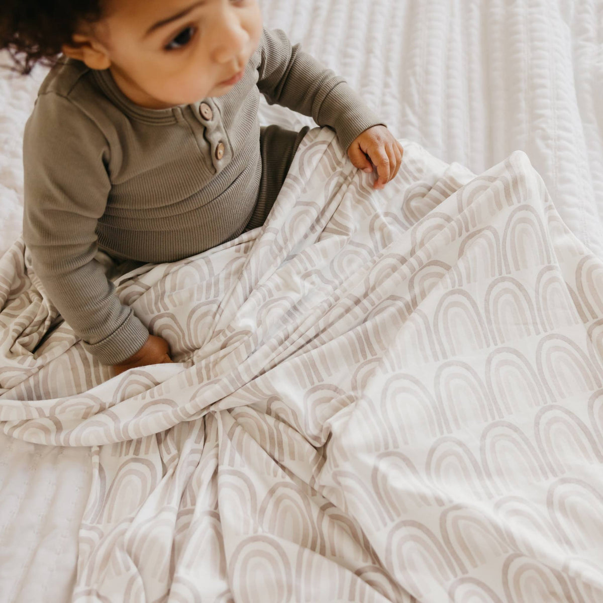 Knit Swaddle Blanket - Bliss