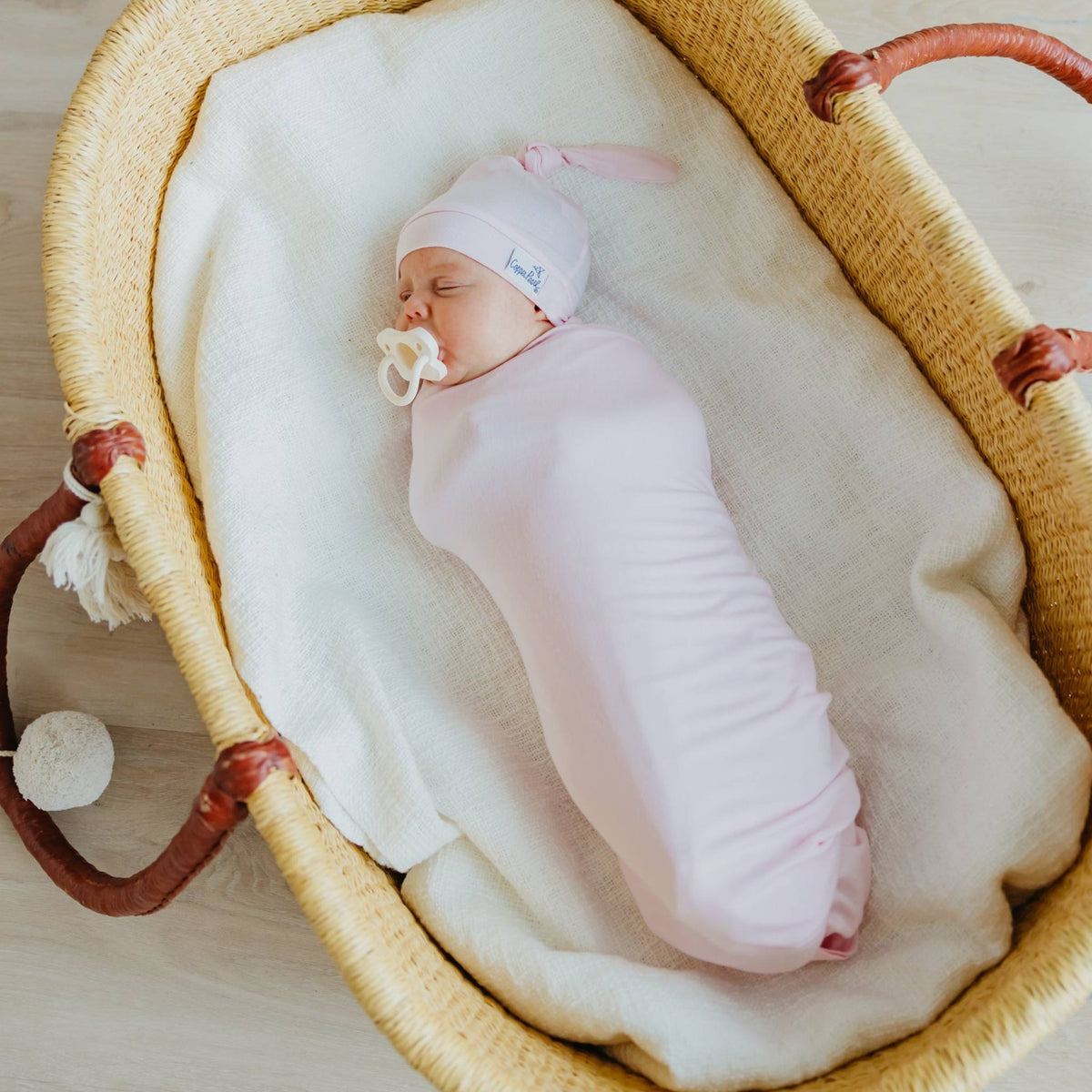 Knit Swaddle Blanket - Blossom