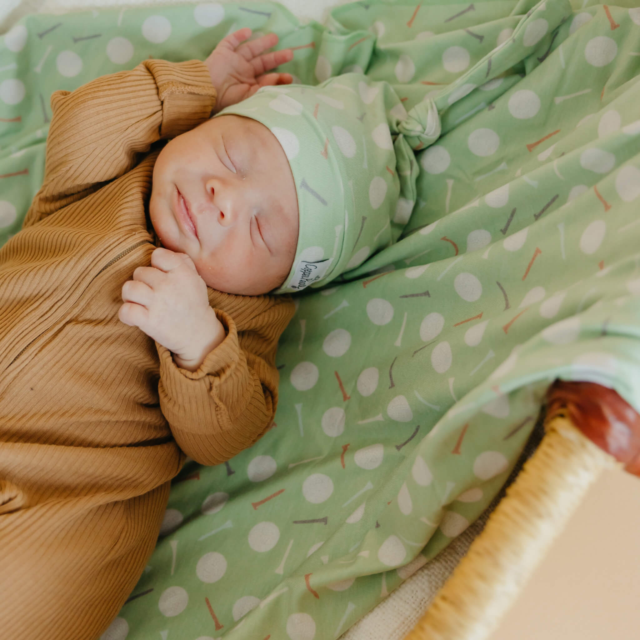 Knit Swaddle Blanket - Bogey