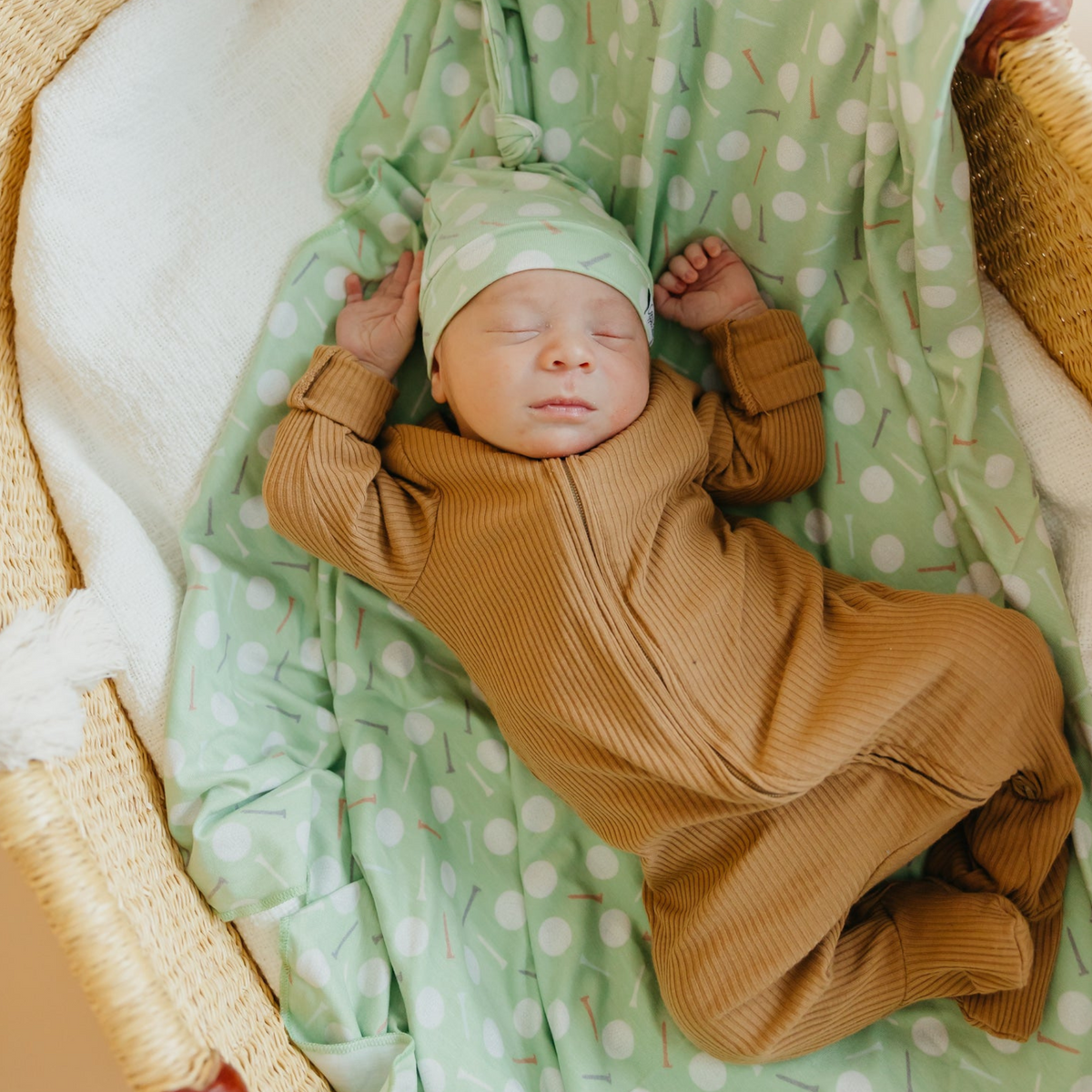 Knit Swaddle Blanket - Bogey