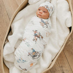 Knit Swaddle Blanket - Boone