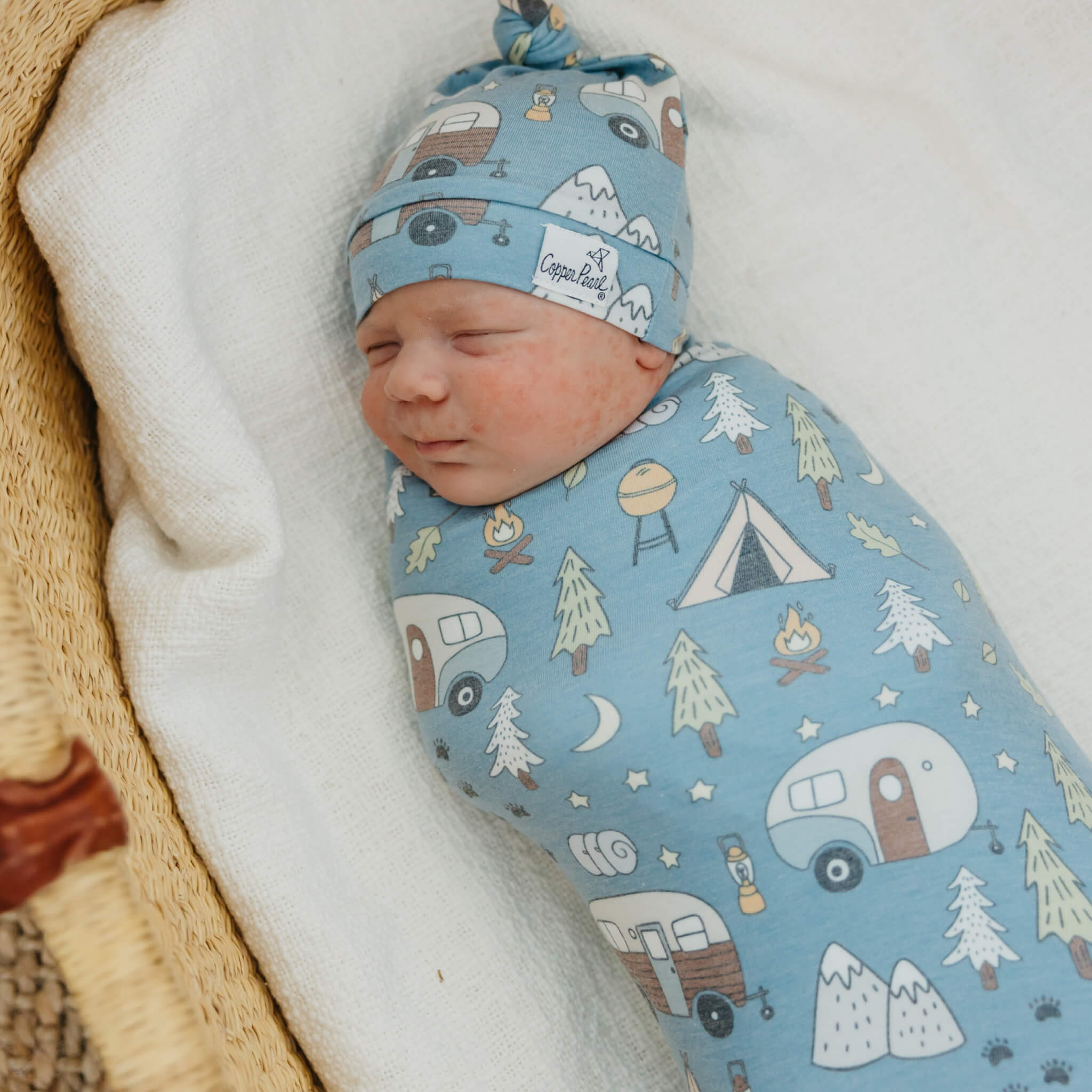 Knit Swaddle Blanket - Bridger