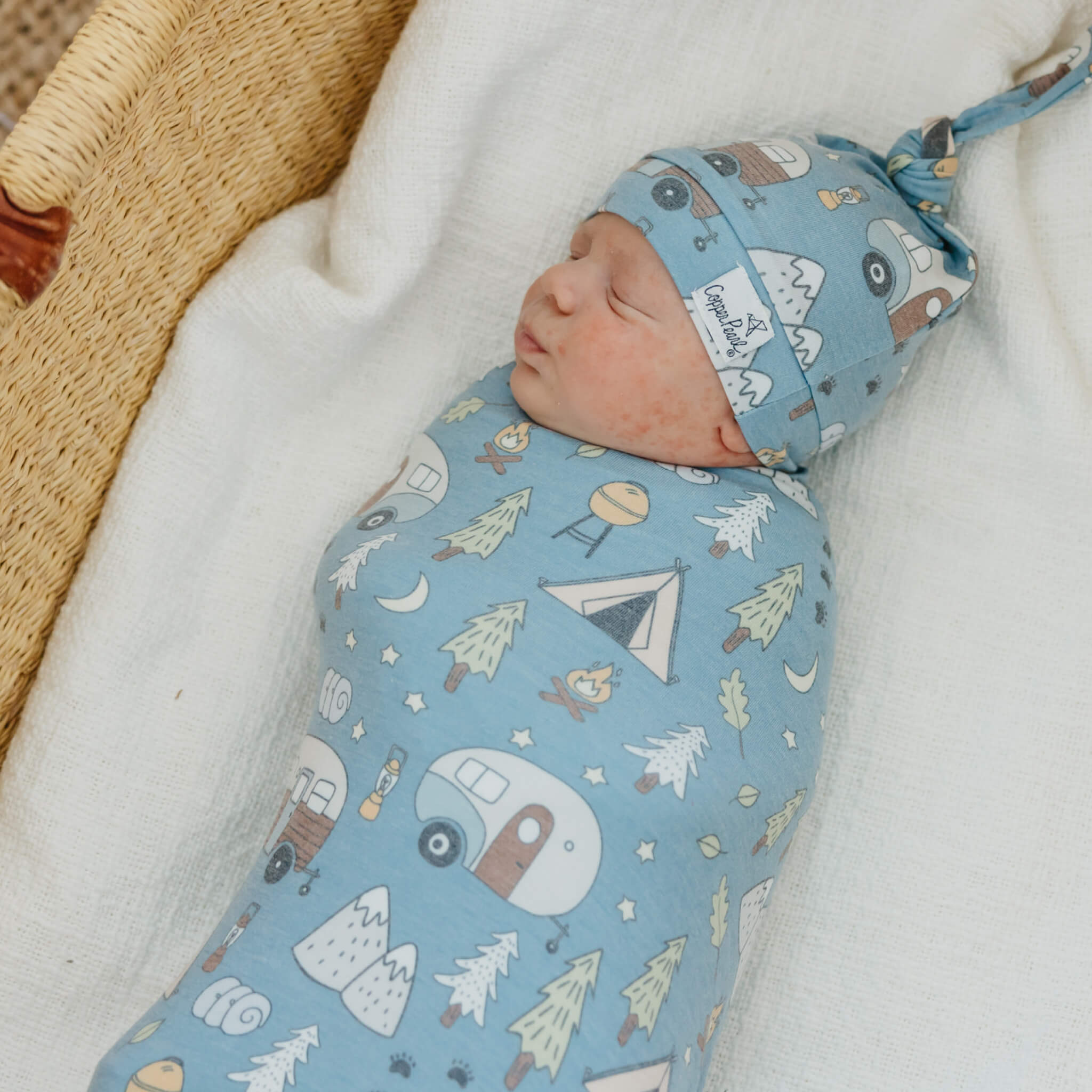 Knit Swaddle Blanket - Bridger