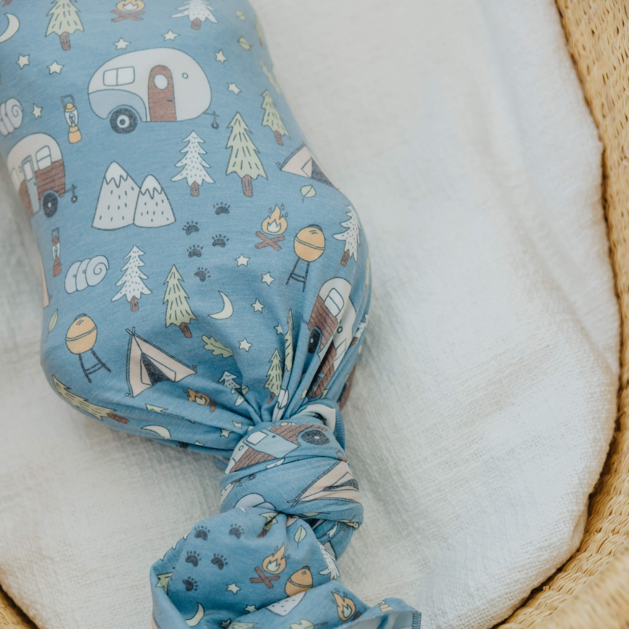 Knit Swaddle Blanket - Bridger