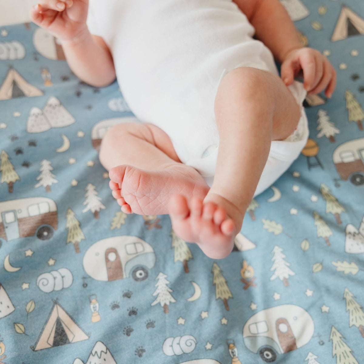 Knit Swaddle Blanket - Bridger