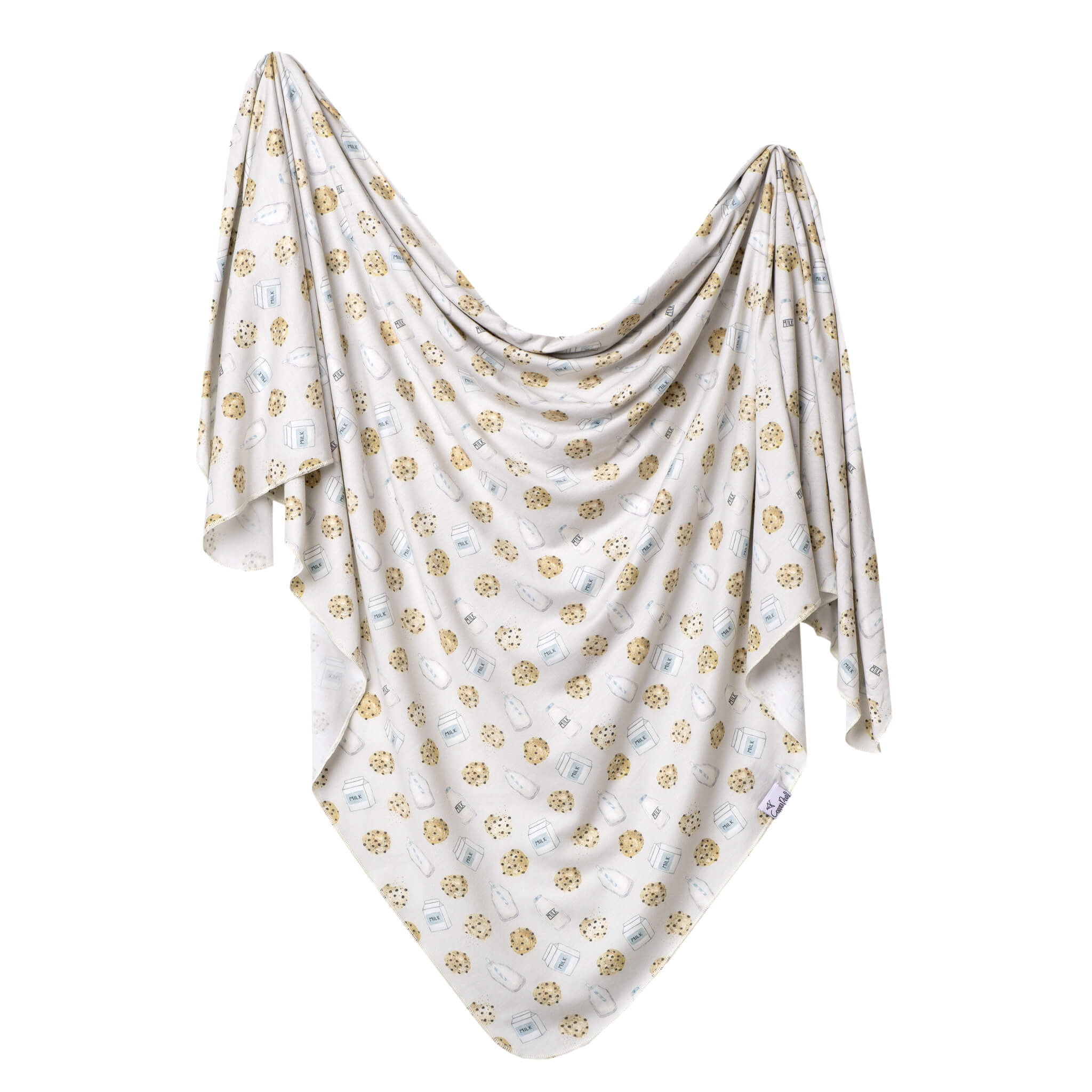 Copper Pearl Shiloh Large Knit Baby Swaddle Blanket - 46x46 Inch Premium Receiving Blanket Set