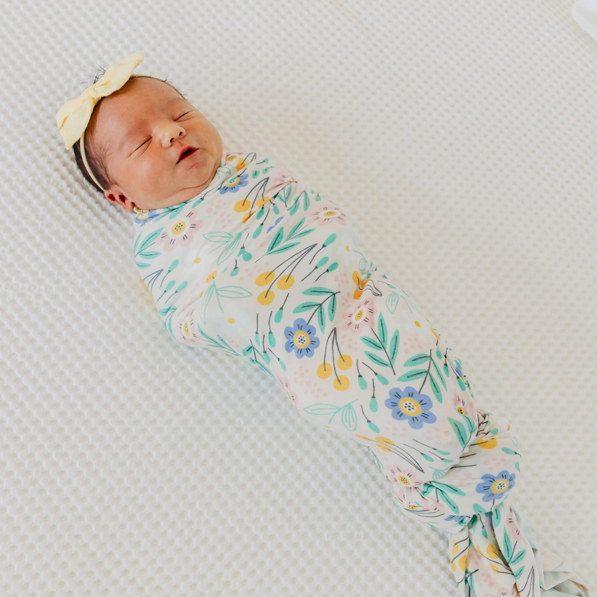 Knit Swaddle Blanket - Clara