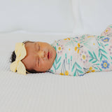 Knit Swaddle Blanket - Clara
