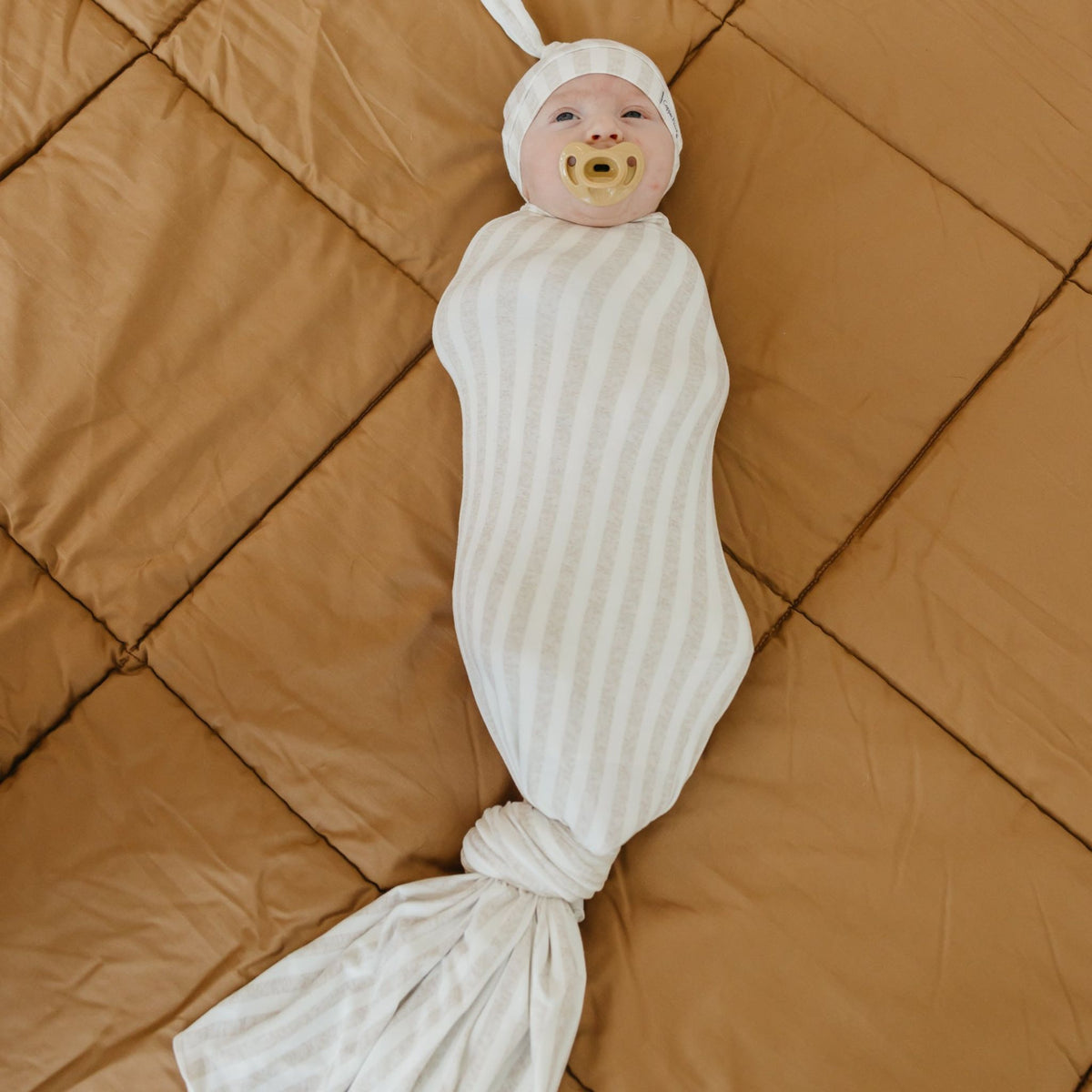 Knit Swaddle Blanket - Coastal