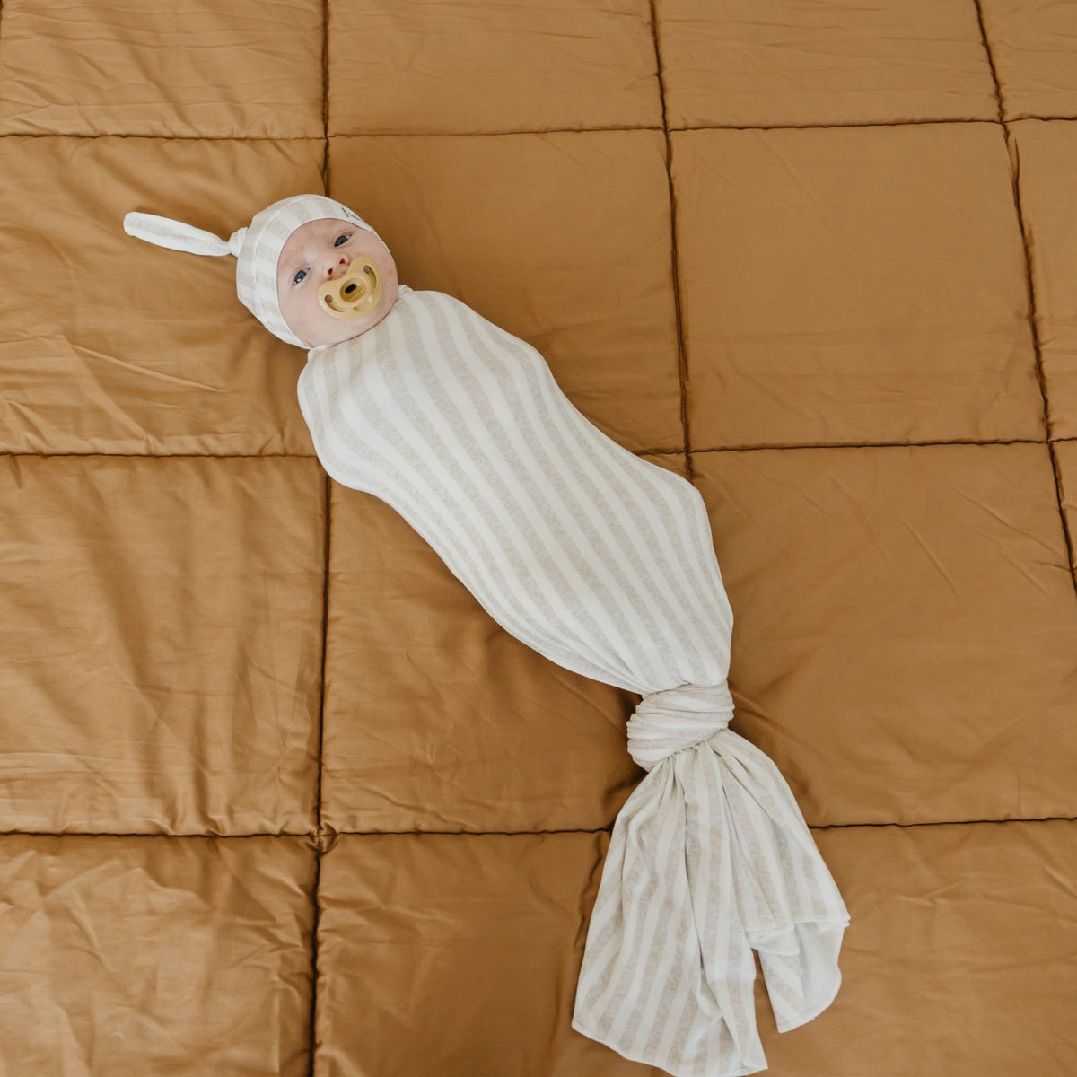 Knit Swaddle Blanket - Coastal