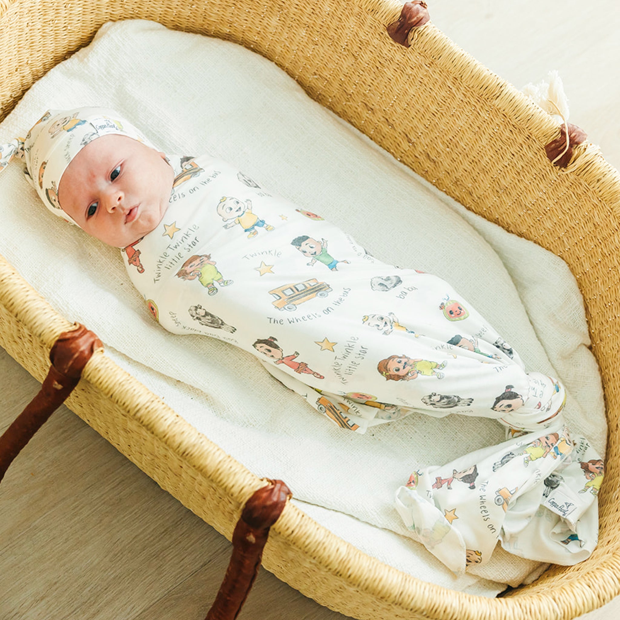Knit Swaddle Blanket - CoComelon Friends