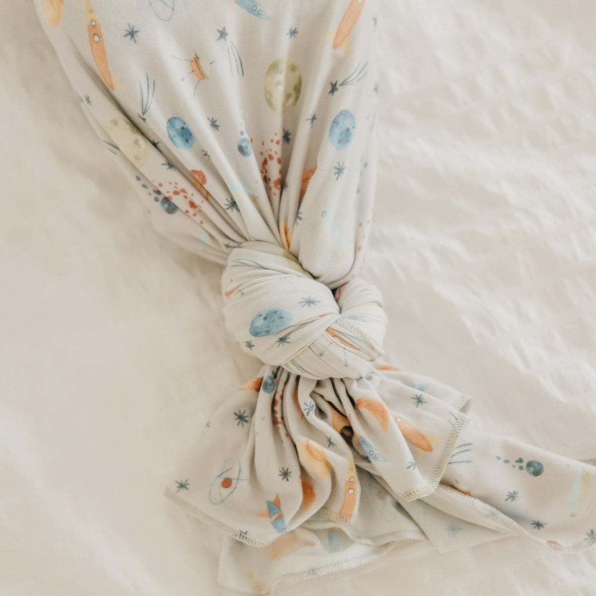 Knit Swaddle Blanket - Cosmos