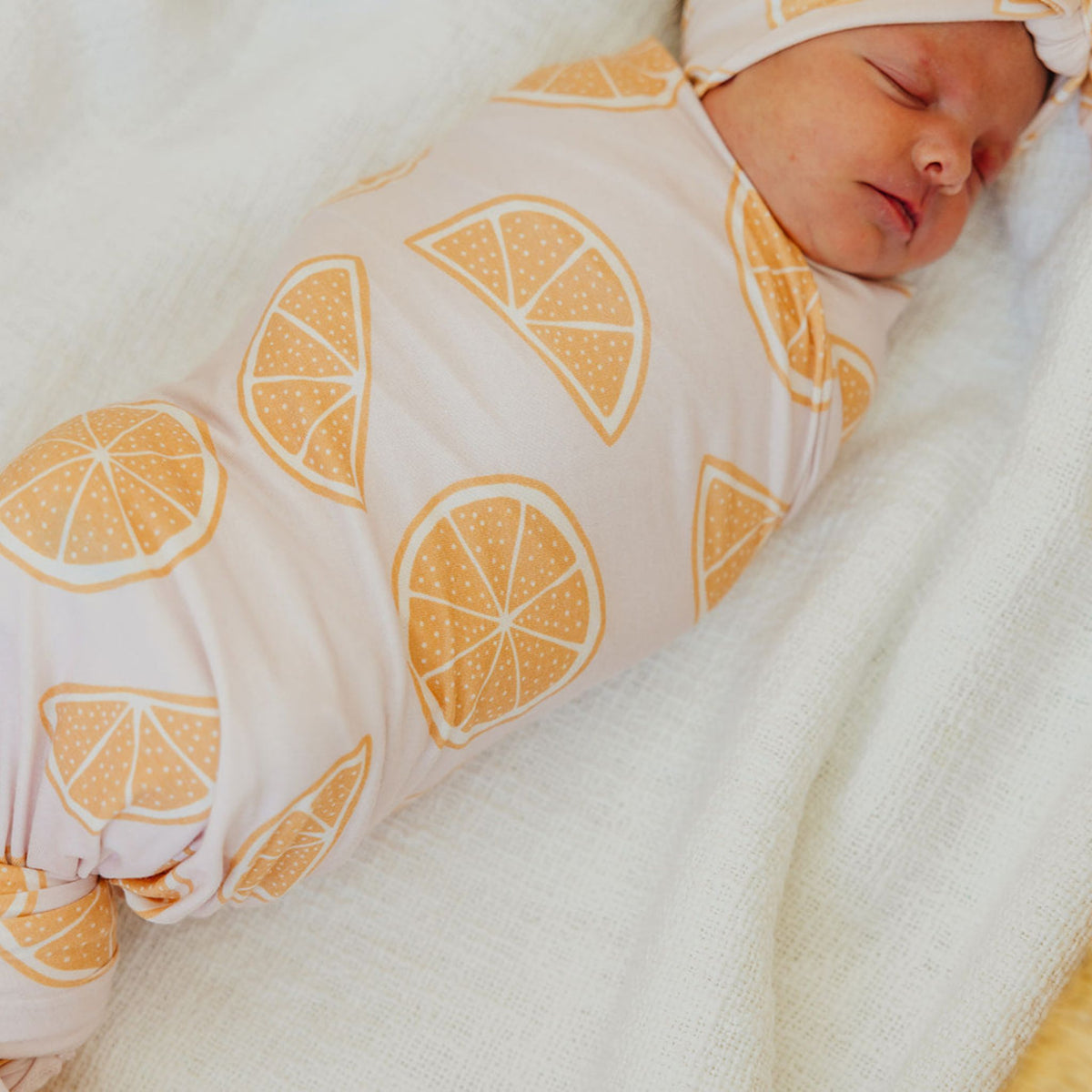 Knit Swaddle Blanket - Cutie