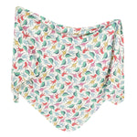 Knit Swaddle Blanket - Dinosaurs of Jurassic Park