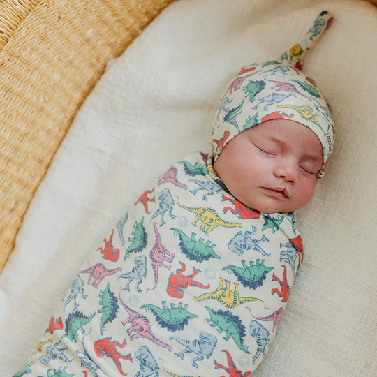 Jurassic Park Knit Swaddle Blanket