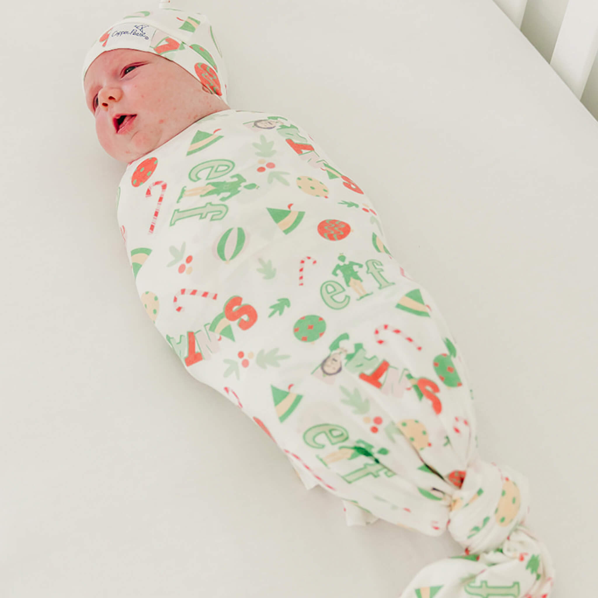 Knit Swaddle Blanket - Elf
