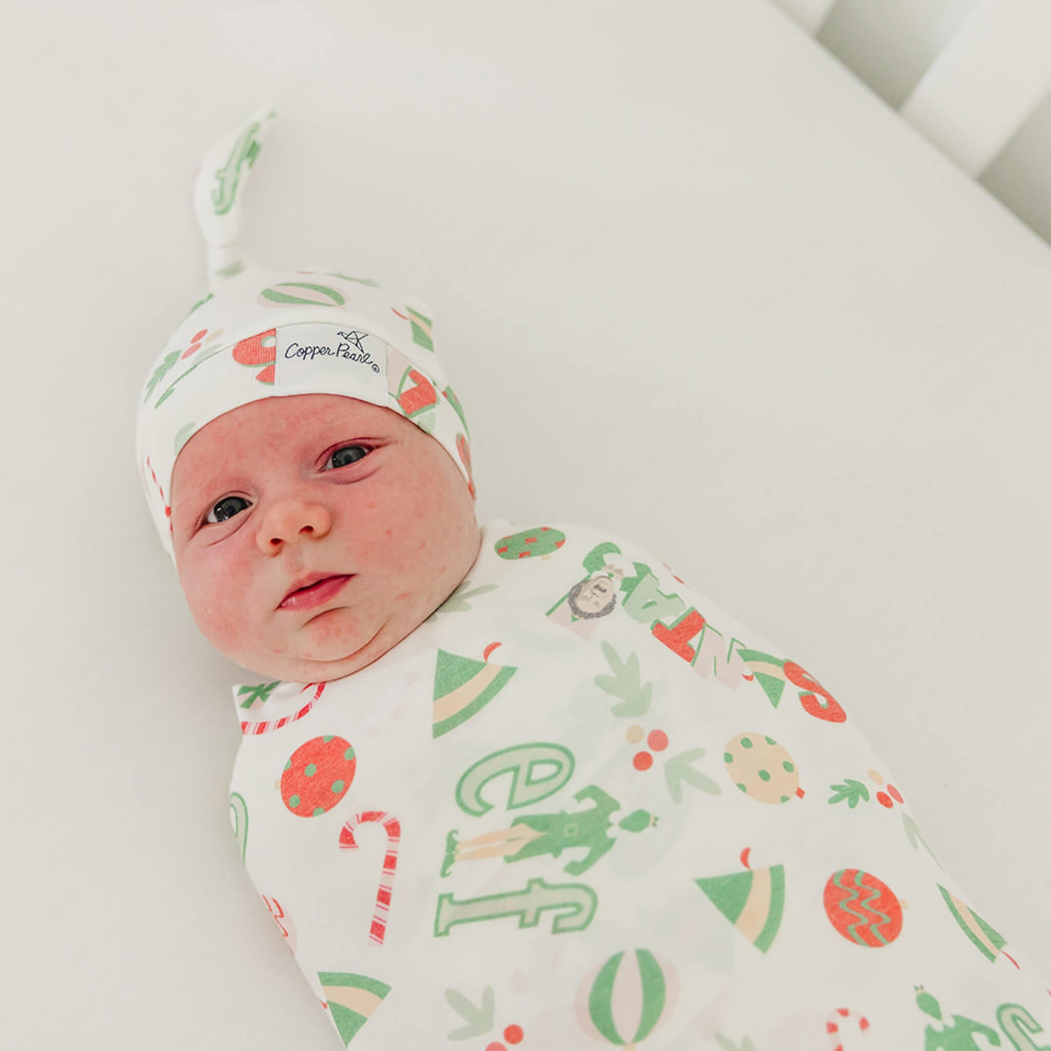 Knit Swaddle Blanket - Elf