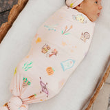 Knit Swaddle Blanket - Enchanted Friends