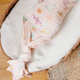 Knit Swaddle Blanket - Enchanted Friends