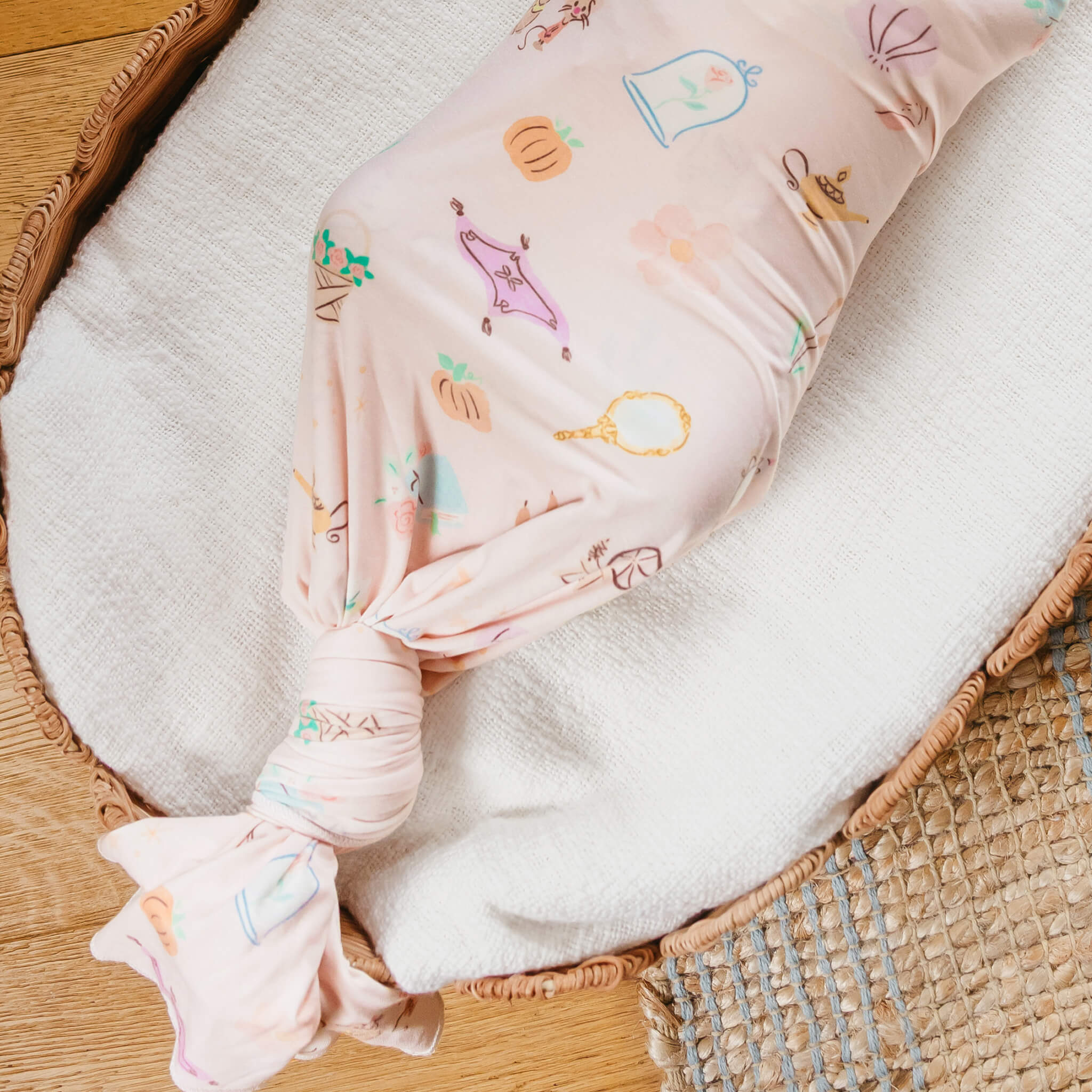 Knit Swaddle Blanket - Enchanted Friends