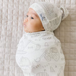 Knit Swaddle Blanket - Gage